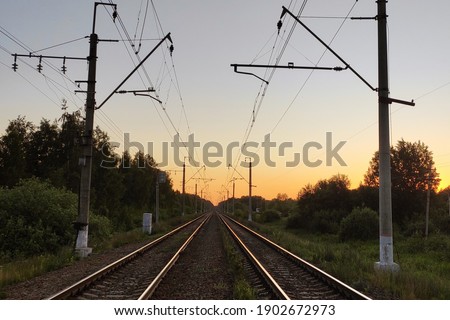 Rails in the countryside