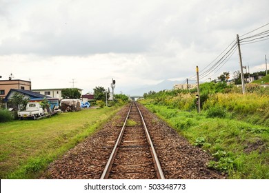 Railway In A Rural Area.cannot See The End.Finding My Way, Wondering My Future.