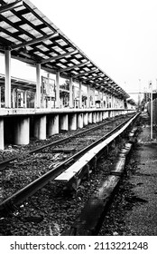 Railway Station In Port Washington On Long Island