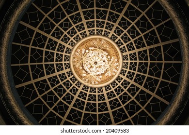 Railway station's ceiling