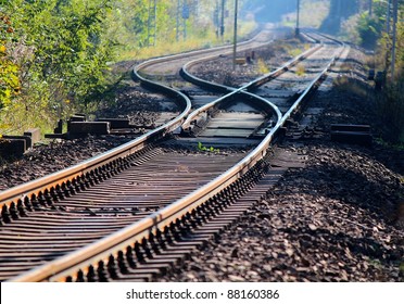 A Railway Track Switch