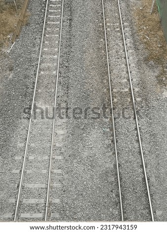 Similar – Image, Stock Photo 3 lines Construction site