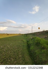 Railway Tracks And Fields Just Few Steps Away From The Last Station Of India Names 