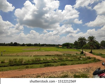 Railway Tracks And Fields Just Few Steps Away From The Last Station Of India Names 