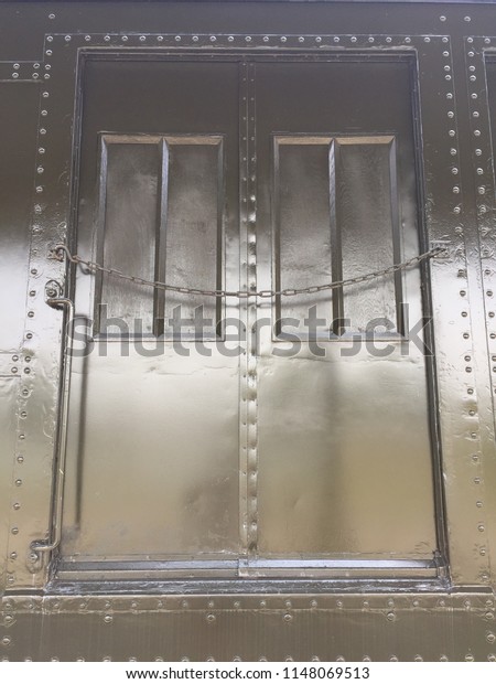 Railway train\
doors