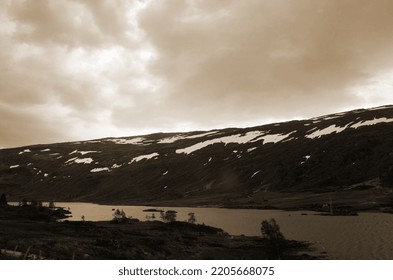 Railway Travel In Norway.Views From The Train. Flamsban.The Bergen - Oslo Train. Norway