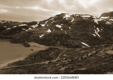 Railway Travel In Norway.Views From The Train. Flamsban.The Bergen - Oslo Train. Norway