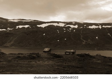 Railway Travel In Norway.Views From The Train. Flamsban.The Bergen - Oslo Train. Norway