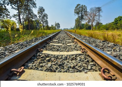 Railways Rural Areas Underdeveloped Southeast Asia Stock Photo (Edit ...