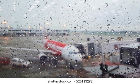 Rain At The Airport