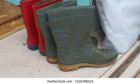 Rain Boots For Camping Equipment. 