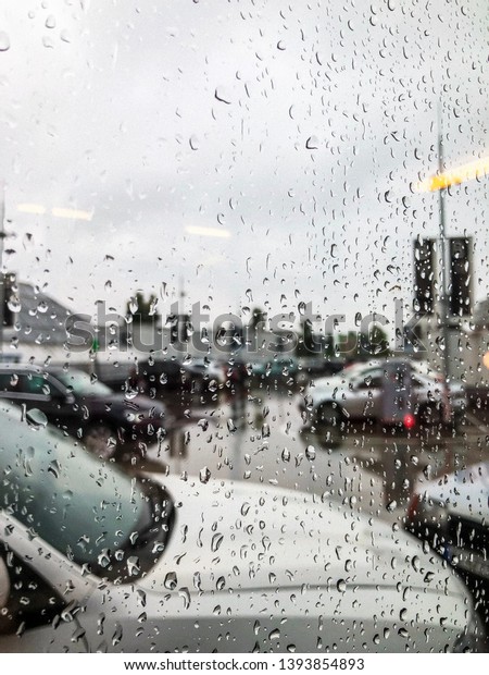 Rain car window rainy weather\
