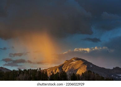 Rain Clouds In Arctic Tundra