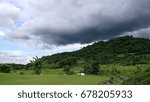 Rain Clouds over the Mountain