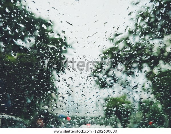 Rain Day, Rain Drop on Window City, Rain\
City Background...