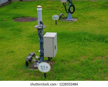 rain detector in a field