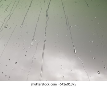 rain drop on window