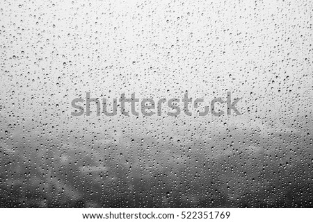 Rain drop on window, Rain background
