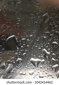 Rain drops on objects
