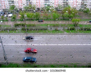rain drops on window