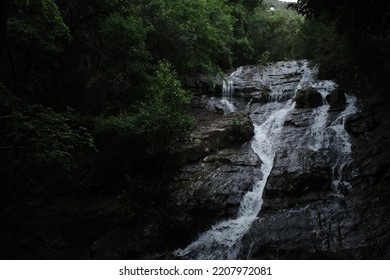 Rain Forest Waterfall In Rainy Season