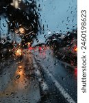 Rain on a romantic evening