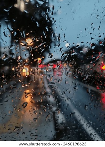 Rain on a romantic evening