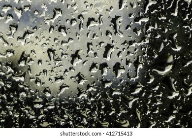 rain on window