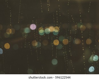 rain on the window