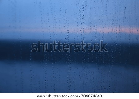 rain on the window