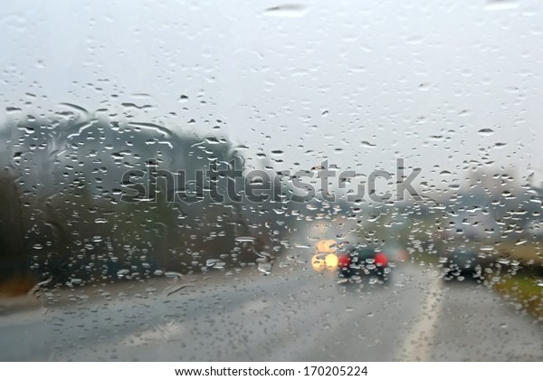 rain road