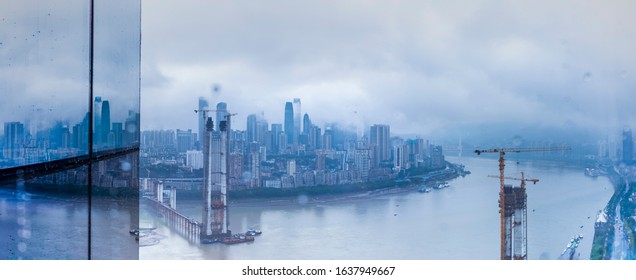 Rain Scene In Yuzhong District, Chongqing