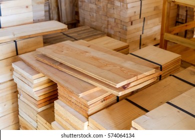 Rain tree wood (softwood)  processing plants in the timber for the use and sale. - Shutterstock ID 574064134