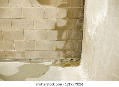 Rain Water Leaks On The Wall Causing Damage