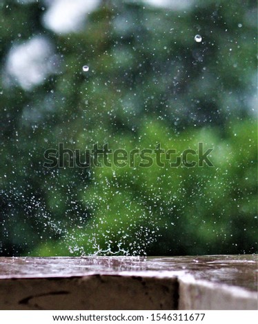 Similar – Image, Stock Photo Snow/Rain Nature Air