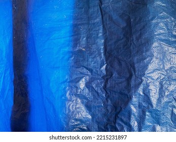 A Rain Weather Blue Tarp Canvas Waterproof Plastic Covering Rainproof Tent Cover