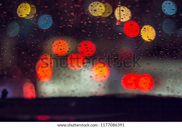 Rain at the window,
Bokeh on street in  rainy day, Background bokeh, Street light
bokeh, Rain drop bokeh