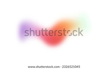 Rainbow Abstract Blurred Gradient Element