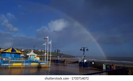 Rainbow At Barry Island, Wales