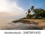 Rainbow Beach on St Croix at golden hour