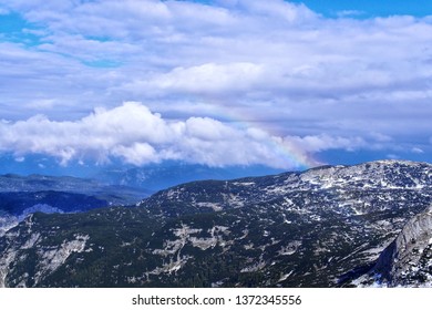 Rainbow Blue sky, Cloud sky