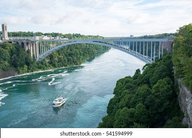 Rainbow Bridge In Niagara River