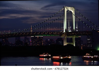 rainbow bridge in Tokyo
