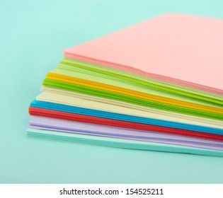 Rainbow colored paper 