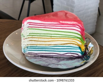 rainbow crepe cake near me