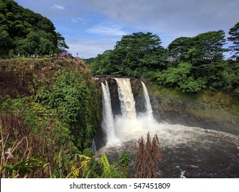 Rainbow Falls In Hawaii