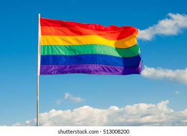 usa and gay pride flag images