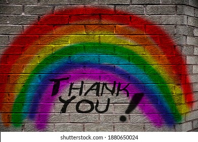 The Rainbow Has Become A Symbol Of Gratitude For The NHS During The Covid-19 Pandemic. Like The Clap For Our Carers Initiative – Which Has Seen Britain Applauding Its Medical Workers. 