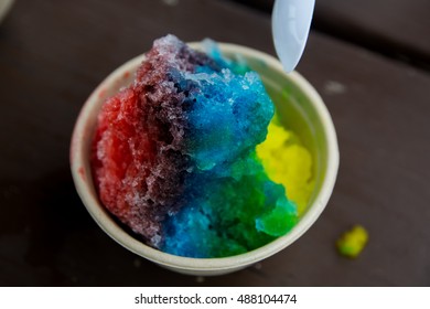 Rainbow Hawaiian Shaved Ice