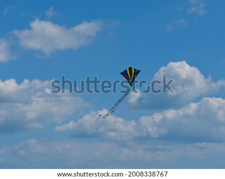 Similar – Image, Stock Photo high achiever Kitesurfing